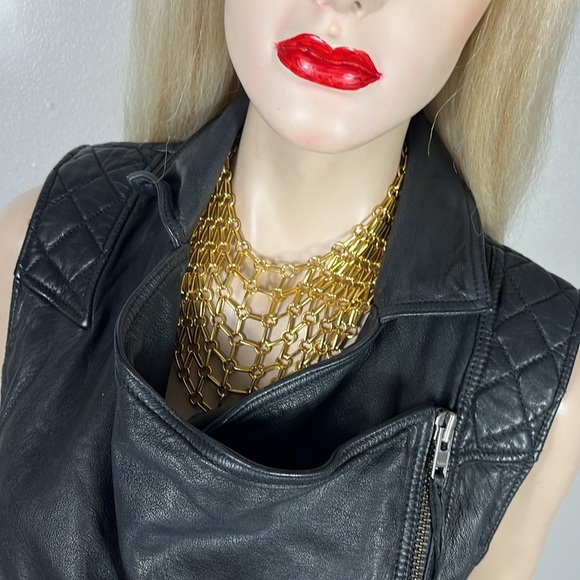 AllSaints Black Leather Vest - Picture 8 of 13